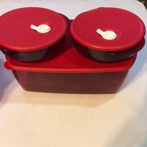 Tupperware storage containers